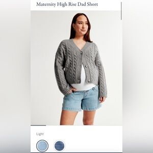 Abercrombie & Fitch maternity shorts